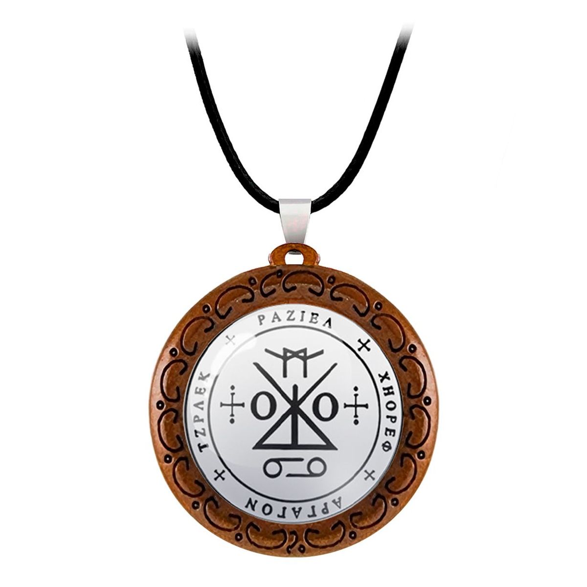 DAYOSHOP - Collar Raziel Arcangel Simbolo Unisex Detalle + Estuche