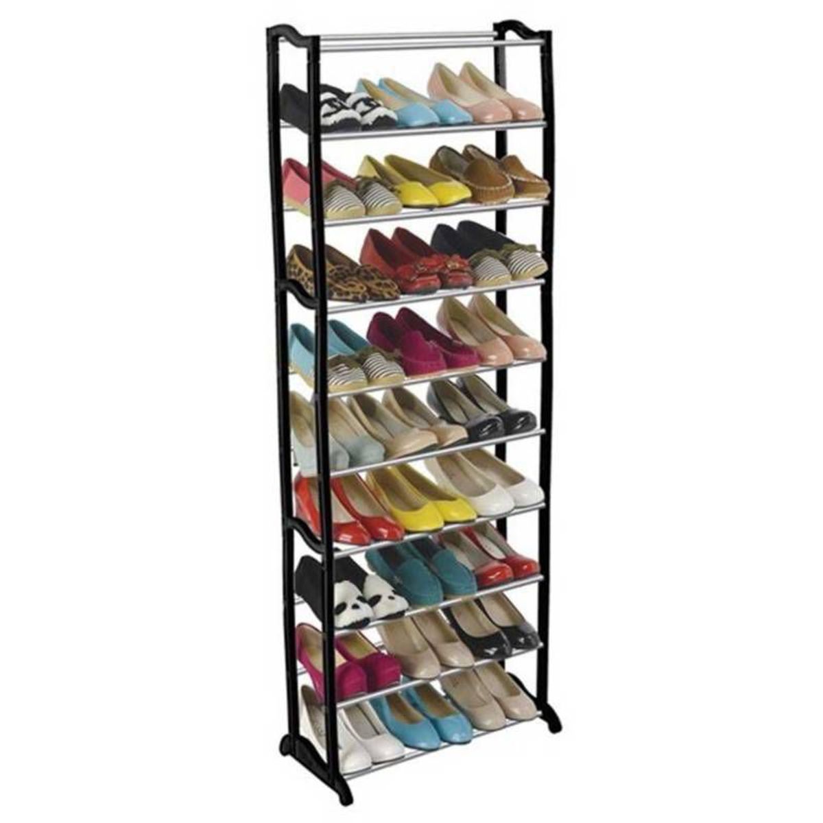 GENERICO - Zapatero Desarmable 10 Niveles Organizador Zapatos