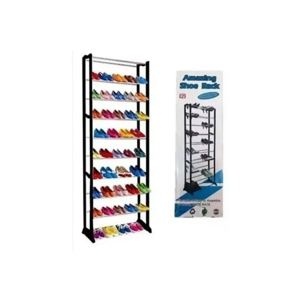 GENERICO - Zapatero Desarmable 10 Niveles Organizador Zapatos