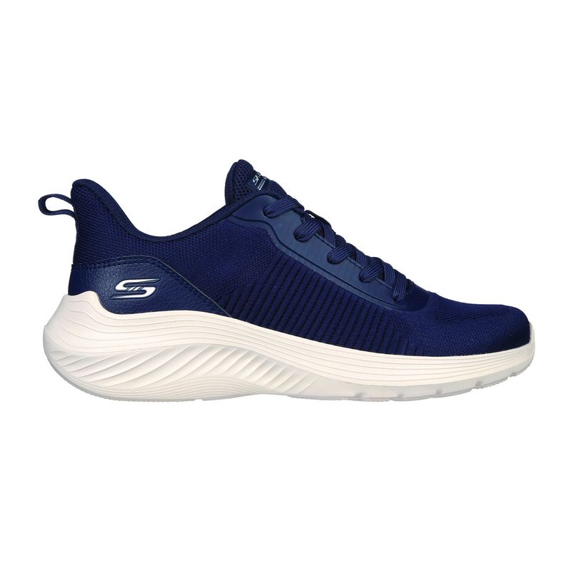 SKECHERS - TENIS SKECHERS AZUL PARA DAMA SK BOBS SQUAD WAVES NAVY 117470NVY