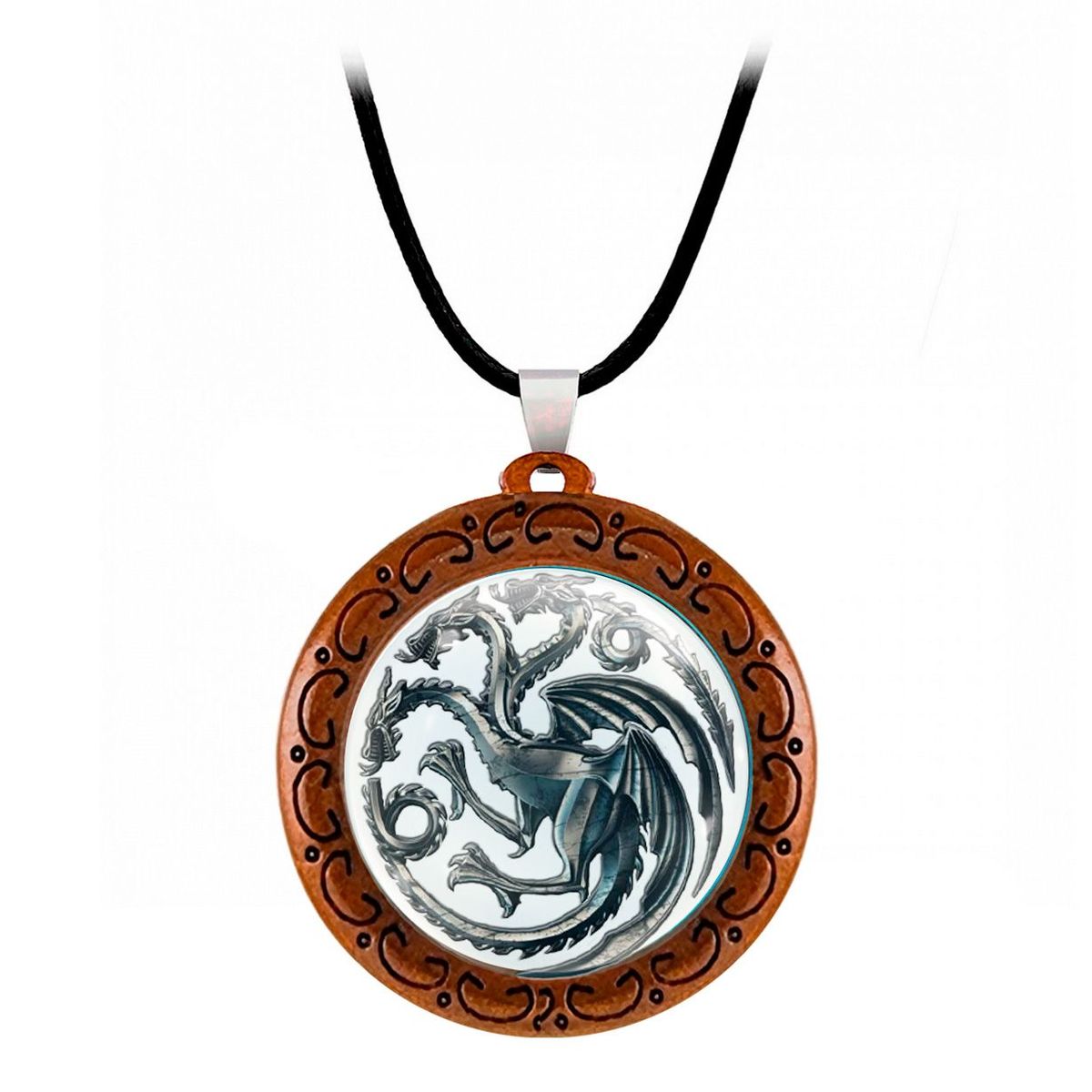 DAYOSHOP - Collar Casa Targaryen Juego De Tronos Unisex + Estuche.