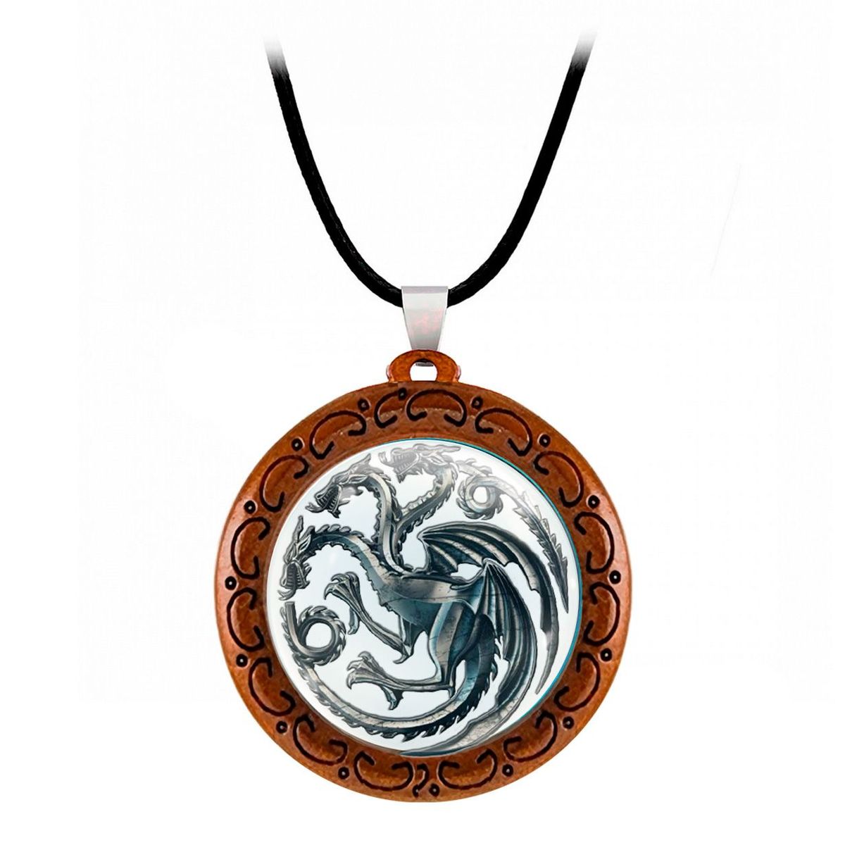DAYOSHOP - Collar Casa Targaryen Juego De Tronos Unisex + Estuche.
