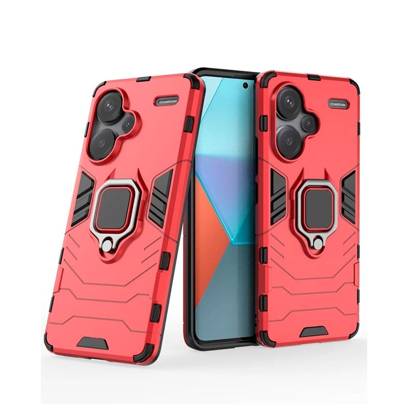 GENERICO - Estuche Anti Golpes Para Xiaomi / Redmi Note 13 Pro Plus 5G Rojo