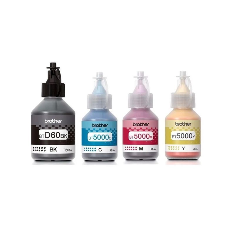 BROTHER - Kit Tintas 100% Original Brother Amarilla - Cyan - Magenta - Negra