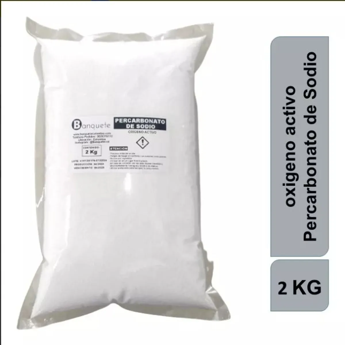 GENERICO - Oxigeno Activo Percarbonato De Sodio X 2 Kilos-