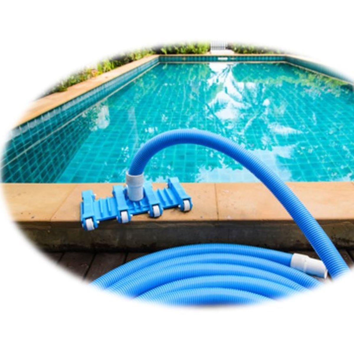 ZHOPI CO - Carro Aspirador Para Piscina 8 Ruedas Limpia Fondos