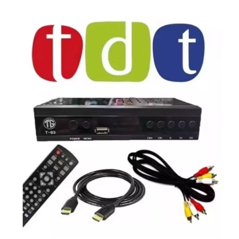 GENERICO - Decodificador tdt sencillo para televisor dt-159