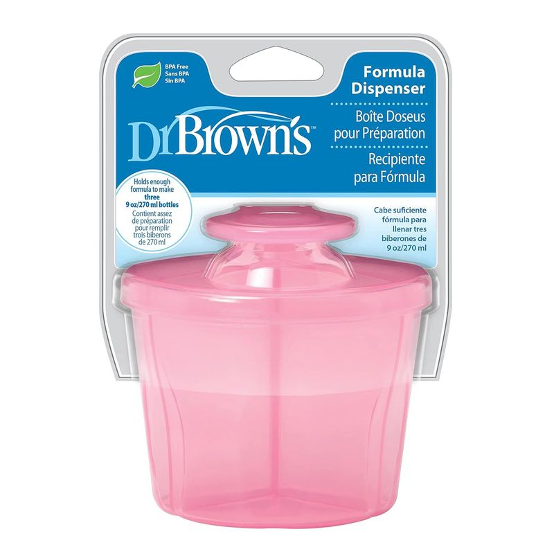 DR BROWNS - Dr Browns Portaleche Dispensador De Leche Polvo 3 Divisiones