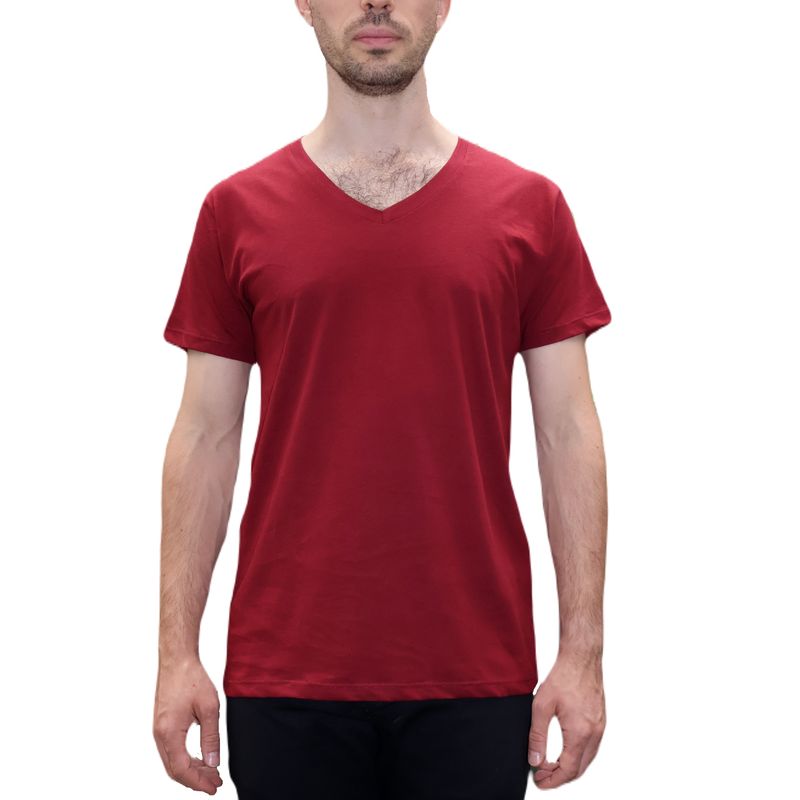 ARANZAZU - Camiseta cuello V escote profundo slim fit Aranzazu