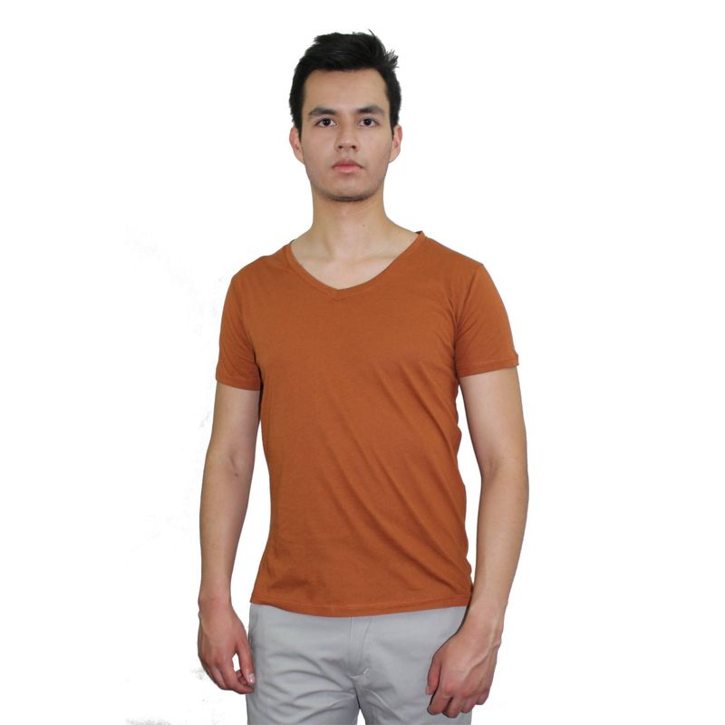 ARANZAZU - Camiseta cuello V escote profundo slim fit Aranzazu