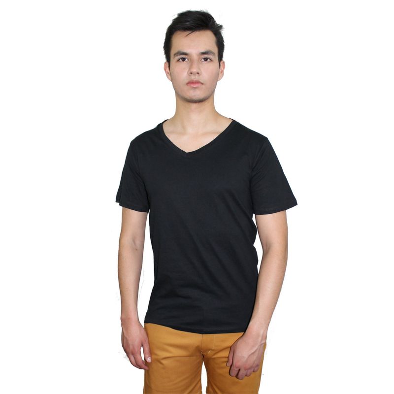 ARANZAZU - Camiseta cuello V escote profundo slim fit Aranzazu