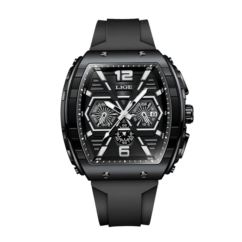 LIGE - Reloj Lige de Caballero Análogo Original  Resistente agua