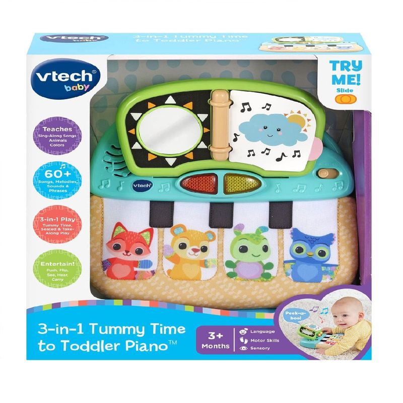 Juguete Sonajero Piano Musical Libro Para Bebe VTECH