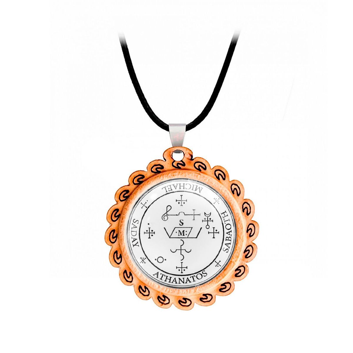 DAYOSHOP - Collar Miguel Arcangel Proteccion Detalle Unisex + Estuche