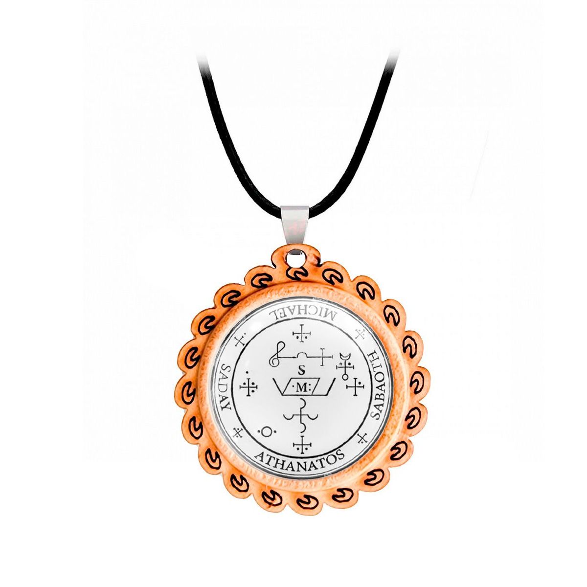 DAYOSHOP - Collar Miguel Arcangel Proteccion Detalle Unisex + Estuche