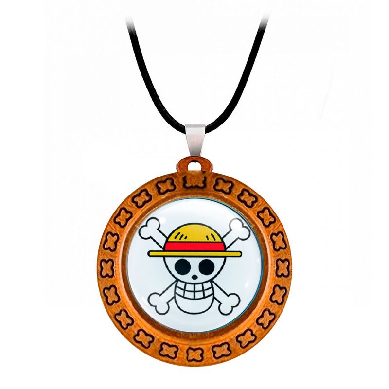 DAYOSHOP - Collar One Piece Pirata Comics Unisex Detalle + Estuche