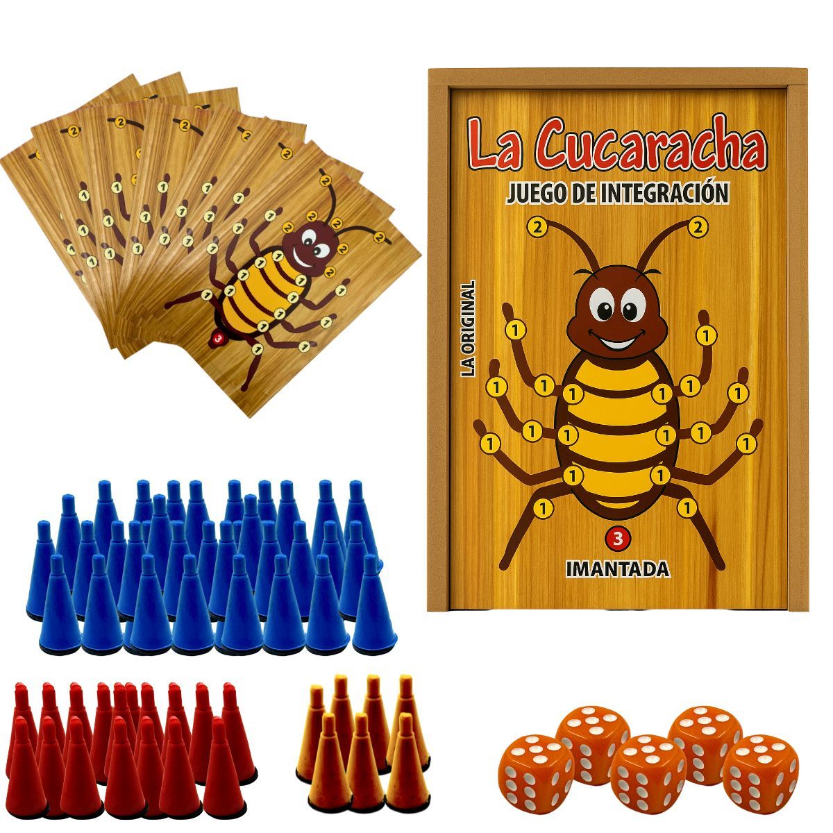 GENERICO - Juegos De Mesa De Integracion Familiar La Cucaracha Imantada