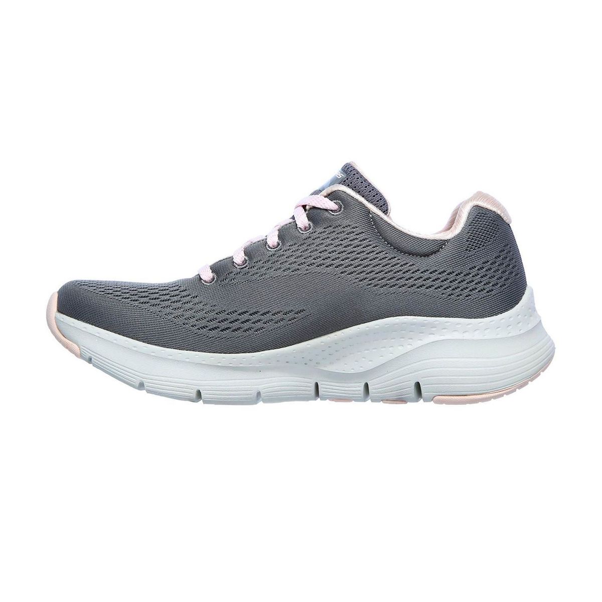 SKECHERS - TENIS SKECHERS GRIS PARA DAMA SK ARCH FIT GRAYPINK 149057GYPK