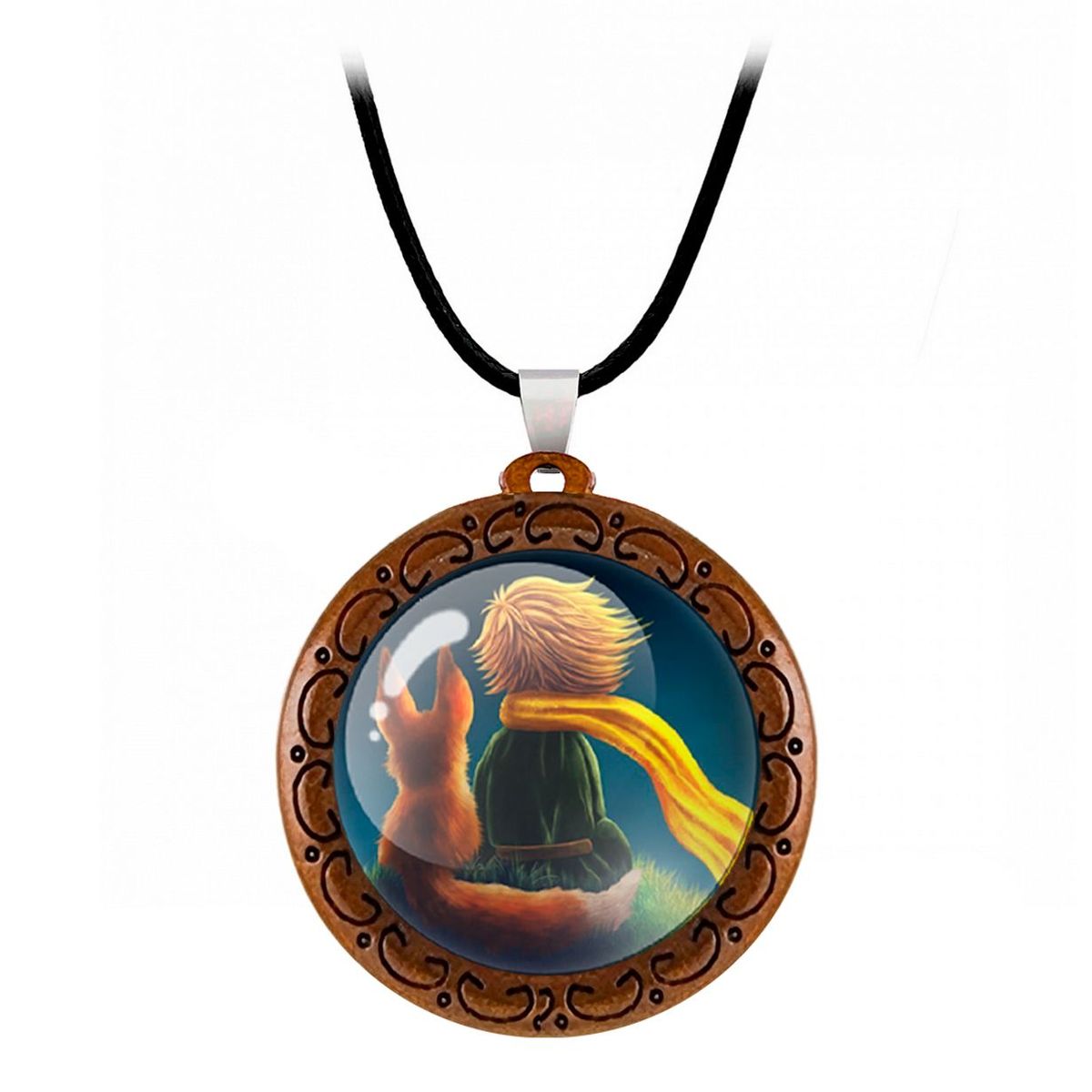 DAYOSHOP - Collar Principito Cuento Zorrito Unisex Detalle + Estuche