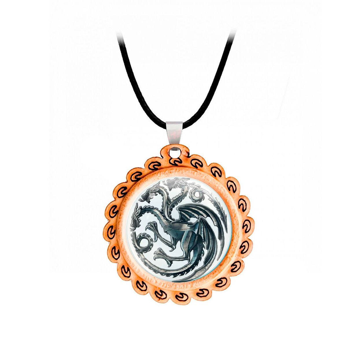 DAYOSHOP - Collar Casa Targaryen Juego De Tronos Unisex + Estuche