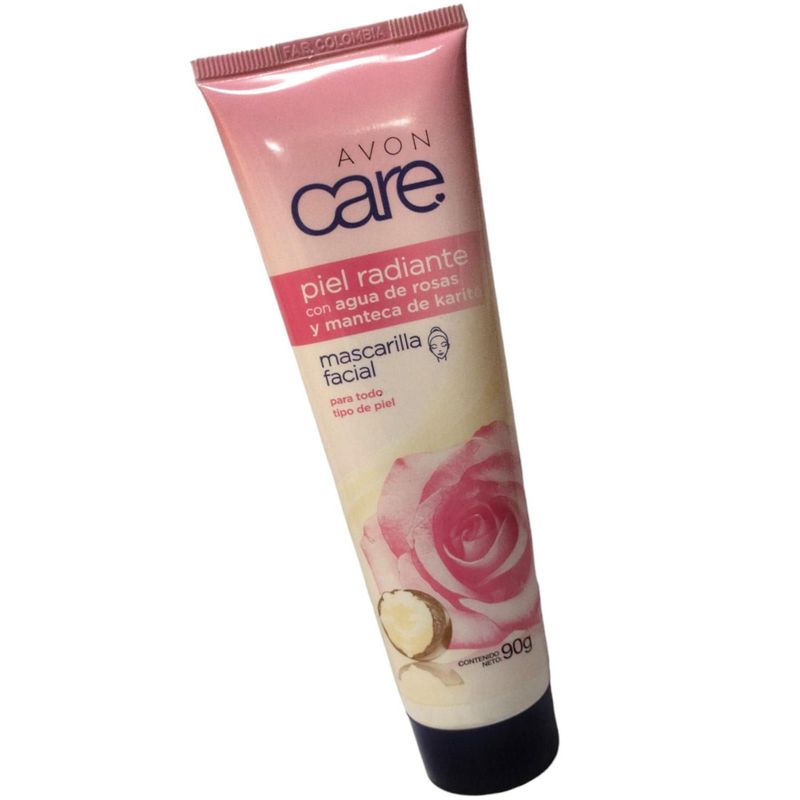 AVON - MASCARILLA FACIAL CON AGUA DE ROSAS Y MANTECA DE KARITE