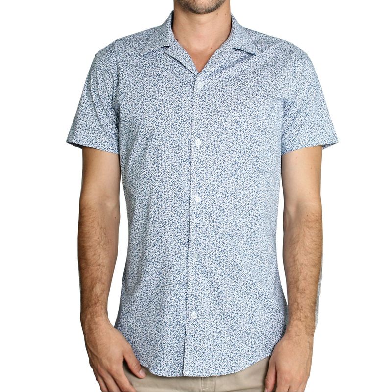 ARANZAZU - Camisa slim estampado mini flores Aranzazu