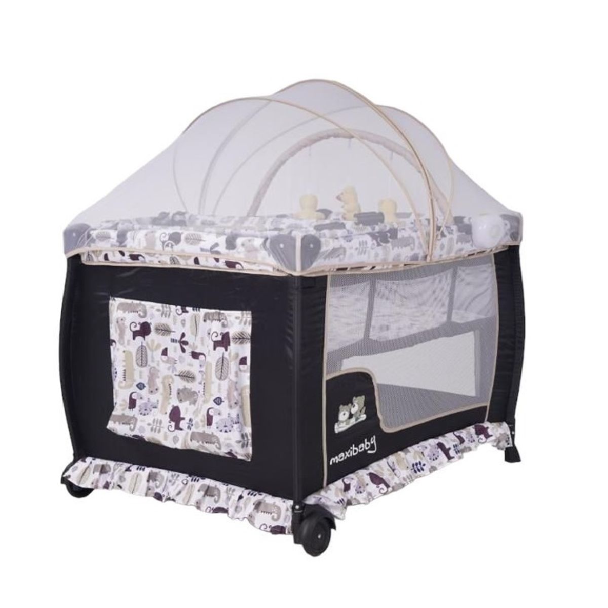 MAXIBABY - Corral Maxibaby Musica Vibracion Luces Mecedora Para Bebe