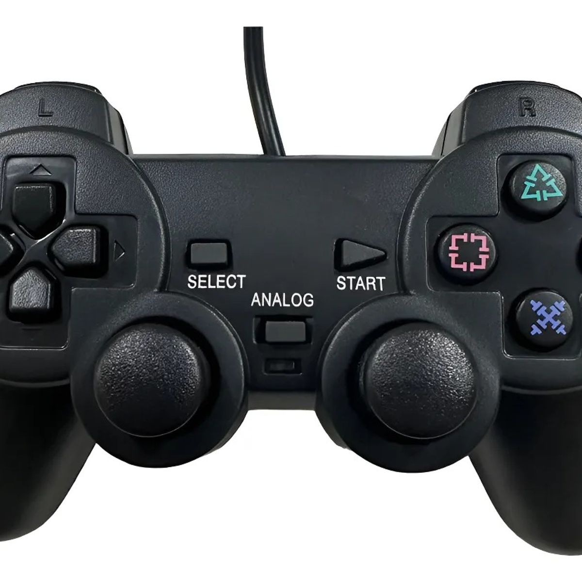 GENERICO - Control Compatible Para Ps2 Doble Vibración