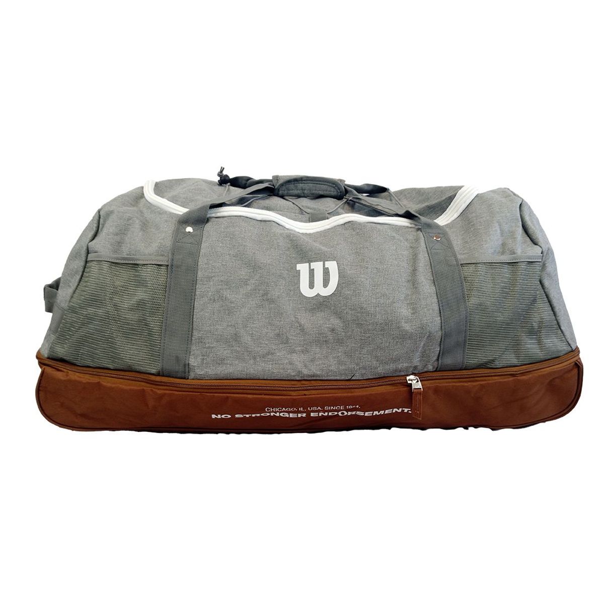 WILSON - Bolso Maleta de Viaje Deportiva Wilson Hamburgo 137 L Gris