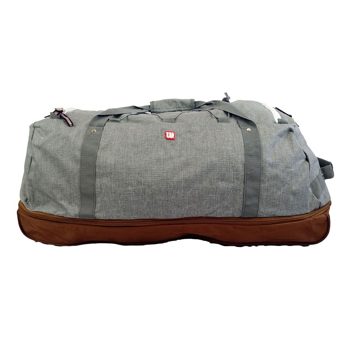 WILSON - Bolso Maleta de Viaje Deportiva Wilson Hamburgo 137 L Gris
