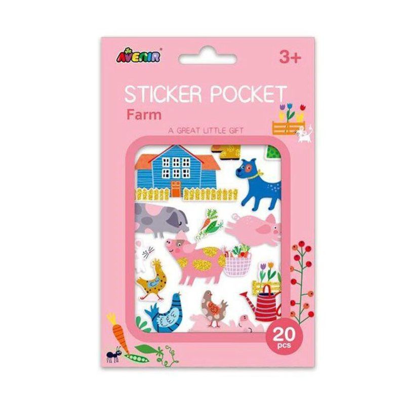 JUGANDO Y EDUCANDO - Set Arte Y Manualidades Stickers Brillantes Niños Niñas