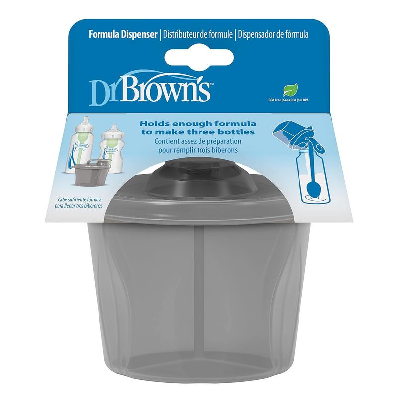 DR BROWNS - Dr Browns Portaleche Dispensador De Leche Polvo 3 Divisiones