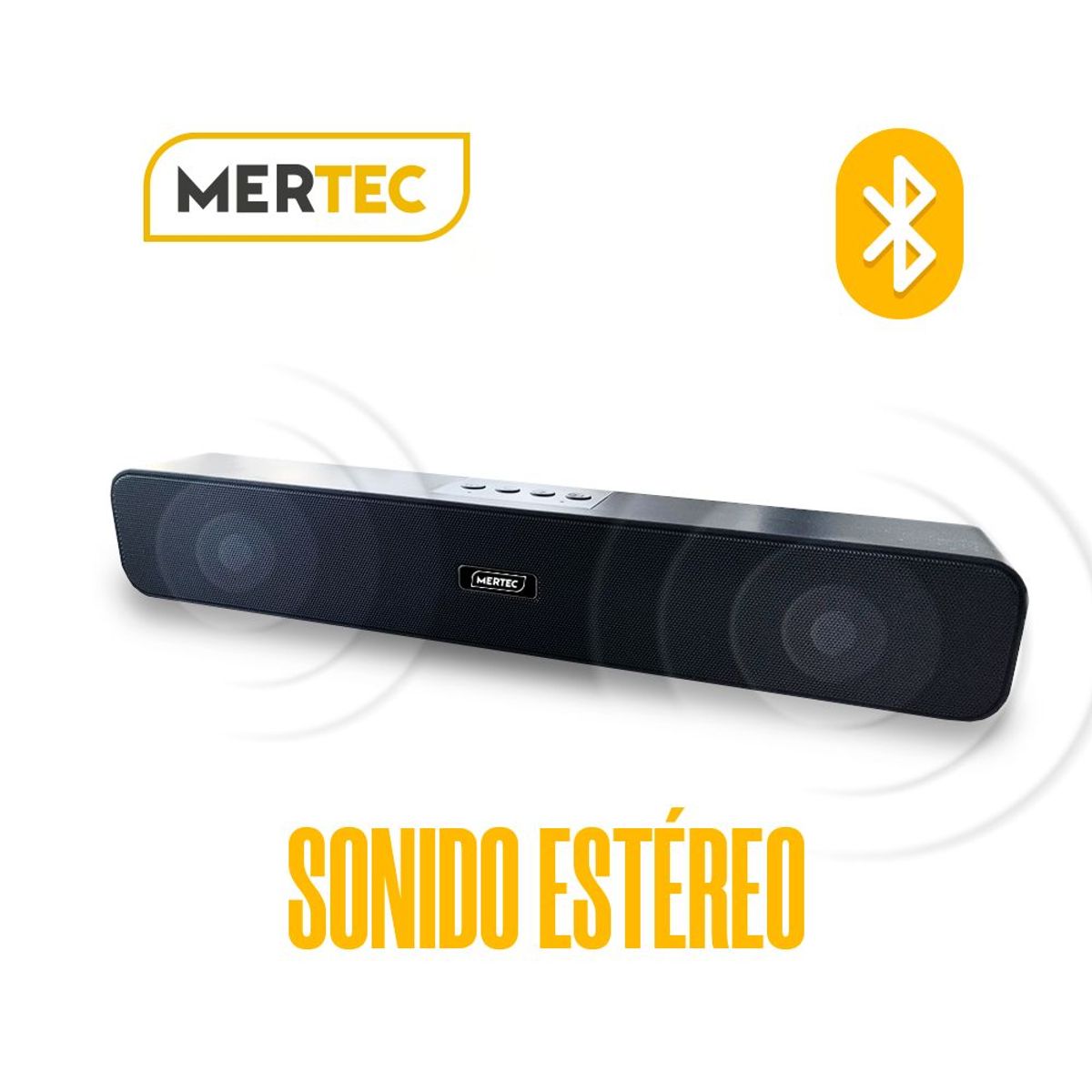MERTEC - Barra De Sonido Mertec USB Y Micro SD Recargable
