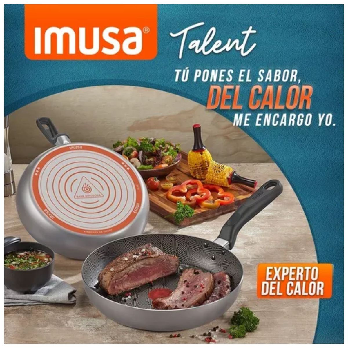 IMUSA - Batería De Ollas Imusa Talent 11 Piezas
