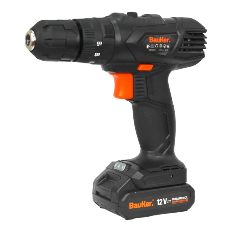 BAUKER - Taladro Percutor Inalámbrico Bauker 38 12v 13ah SD-GS1041
