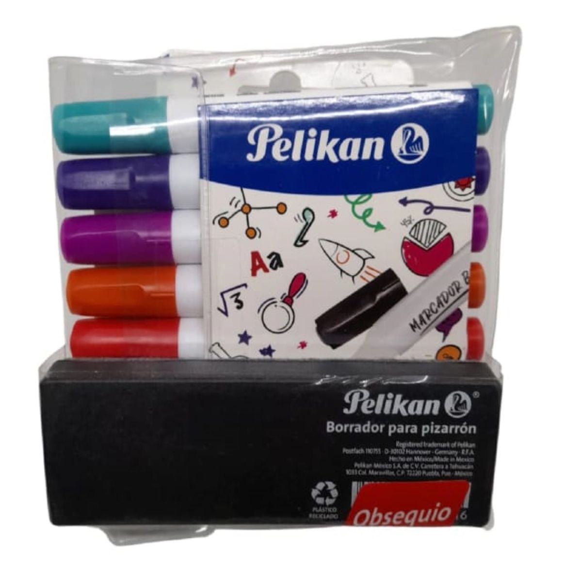 PELIKAN - Est Marc Borrable 426 X 8 Unid + Borrador Pelikan