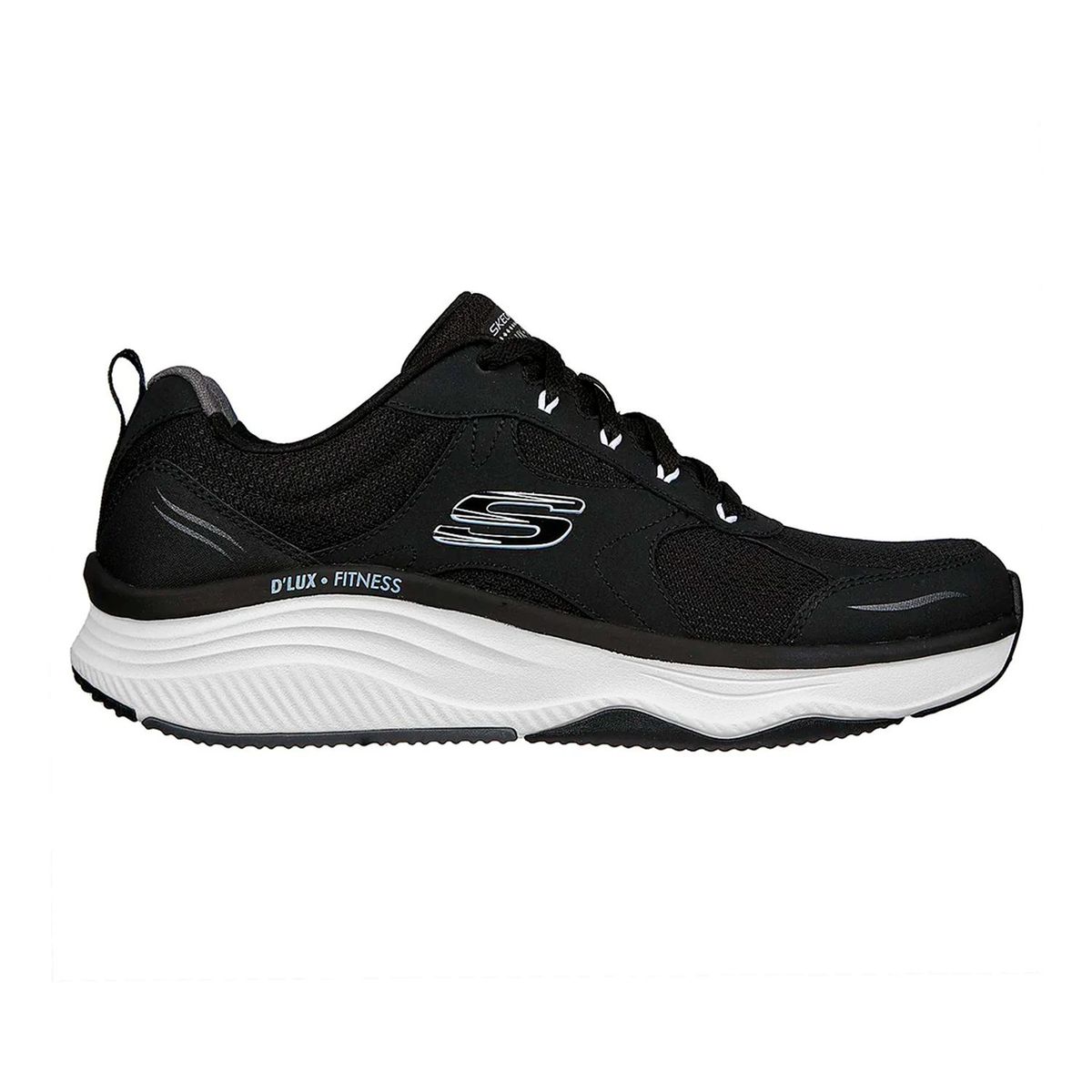 SKECHERS - TENIS SKECHERS NEGRO PARA HOMBRE SK D LUX FITNESS PERFECT TIMING