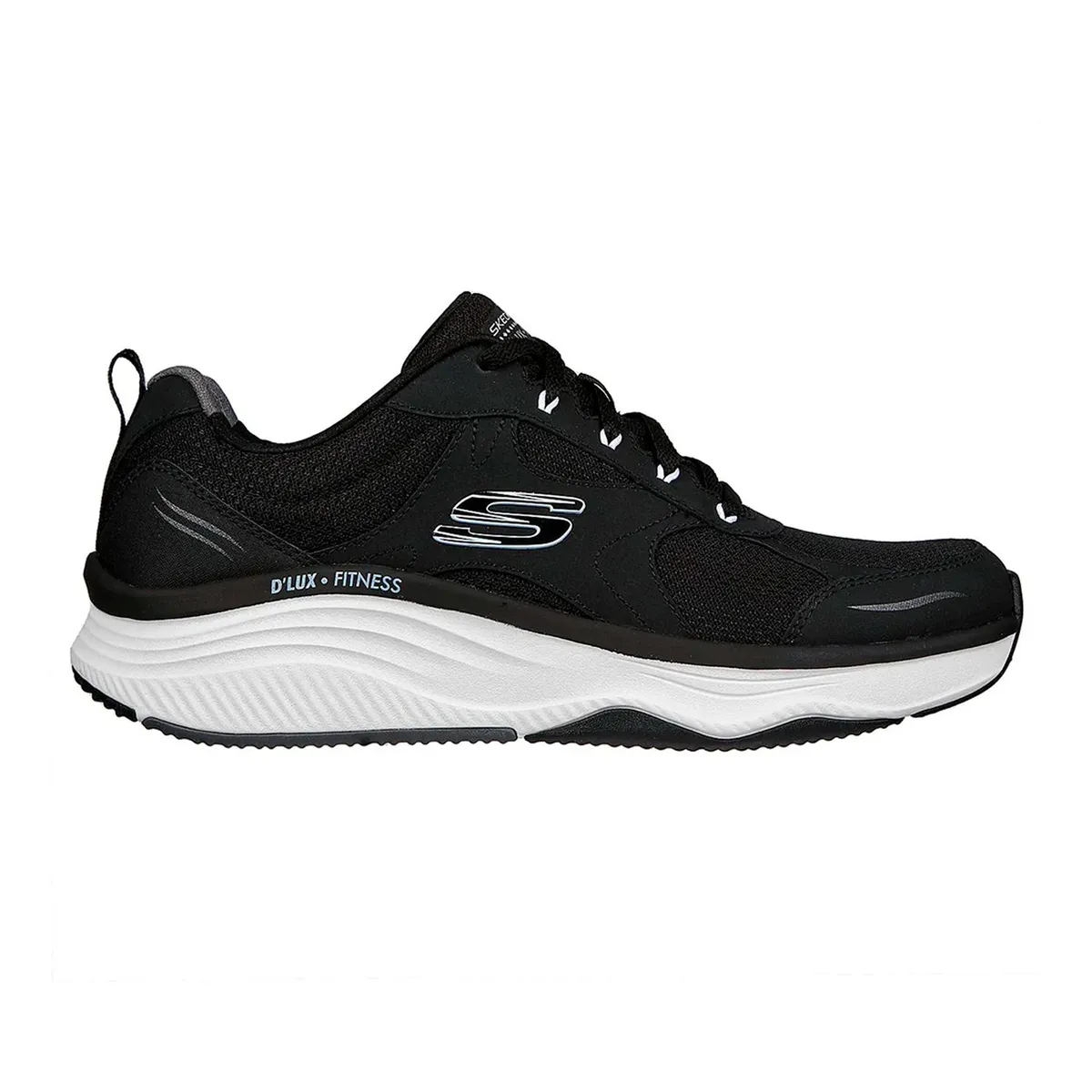 SKECHERS - TENIS SKECHERS NEGRO PARA HOMBRE SK D LUX FITNESS PERFECT TIMING