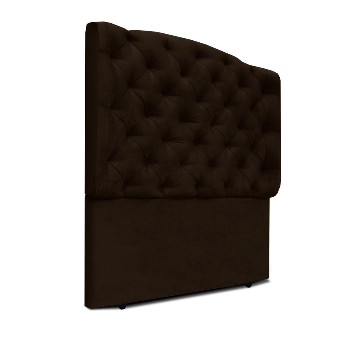 MAGIC CLASS - CABECERO ROYAL DE PISO100X120 MICROFIBRA CAFÉ