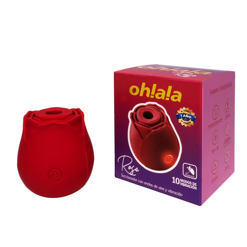 GENERICO - Vibrador Y Succionador Ohlala Rose