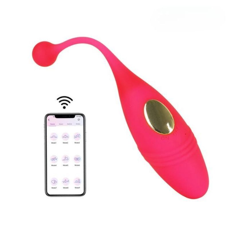 GENERICO - Huevo Vibrador Inalámbrico Bluetooh con APP Rosado