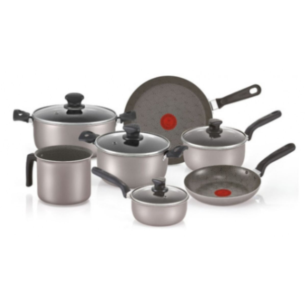 IMUSA - BATERIA DE COCINA IMUSA 11 PIEZAS  ANTIADHERENTE