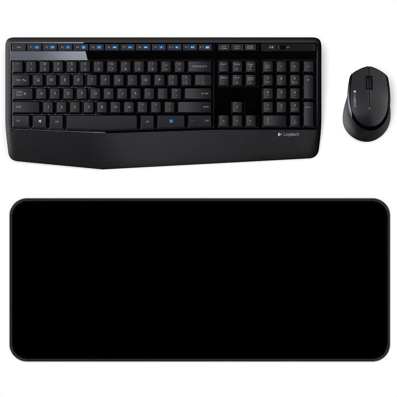 LOGITECH - Combo Inalámbrico Logitech Mk345 + Alfombrilla Xl 80x30cm