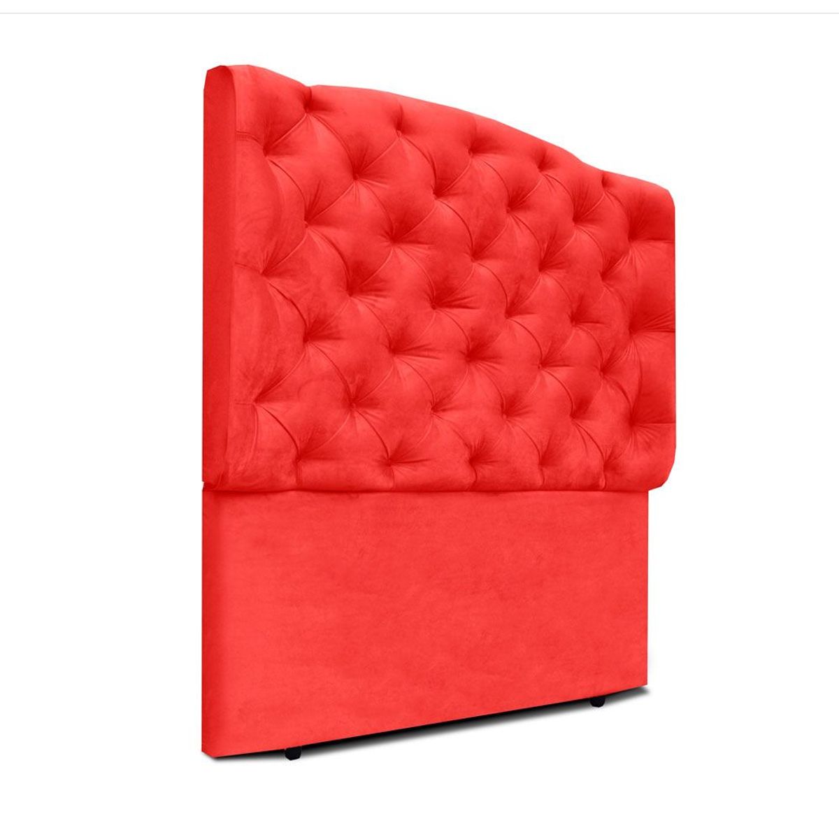 MAGIC CLASS - CABECERO ROYAL DE PISO160X120 MICROFIBRA ROJO