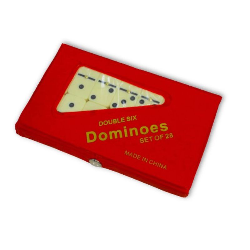 SWISSHOME DR HOFFMAN - SET DE DOMINO FICHAS DELGADAS EMPAQUE PLASTICO CON BROCHE