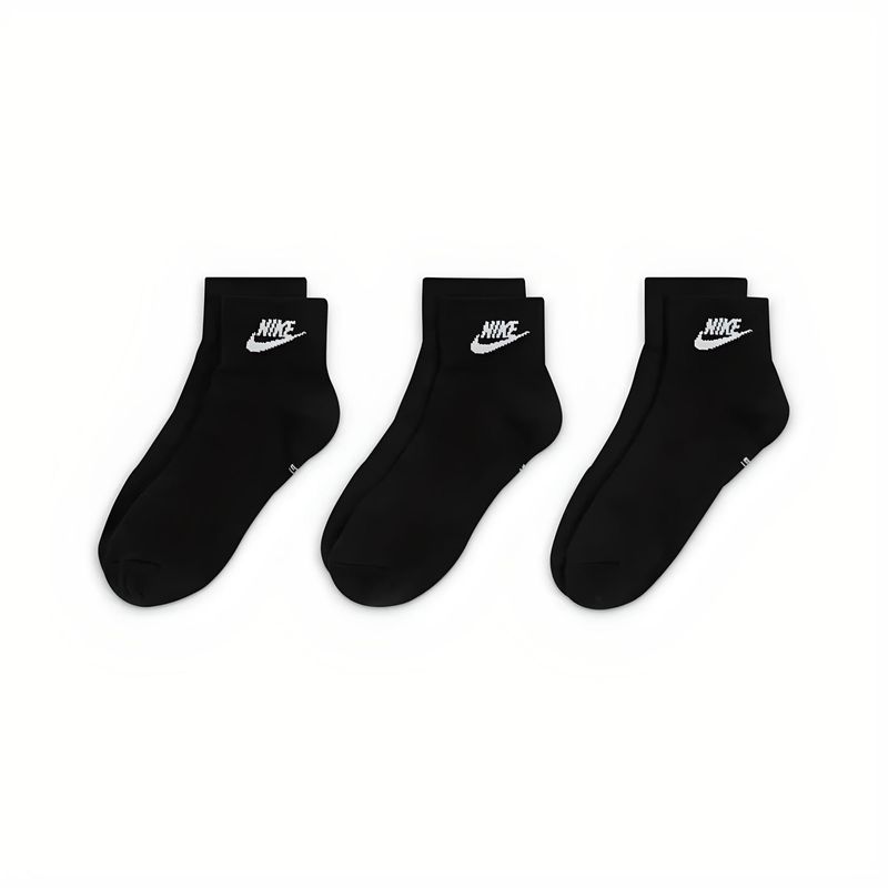 NIKE - MEDIAS NIKE SPORTSWEAR EVERYDAY ESSENTIAL NEGRO BLANCO
