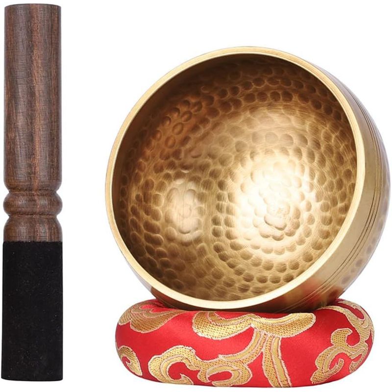 GENERICO - Cuenco Tibetano Percusión Dorado 13 Cm