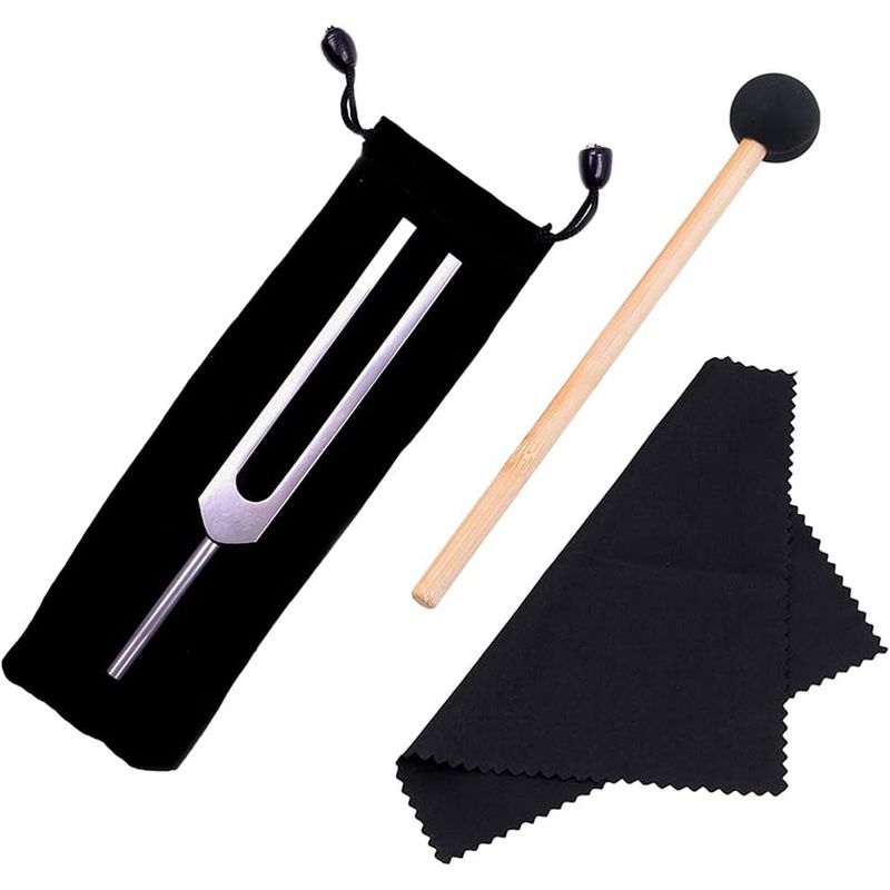 GENERICO - Horquilla De Afinacion 528 Hz +martillo D/silicona Curacion