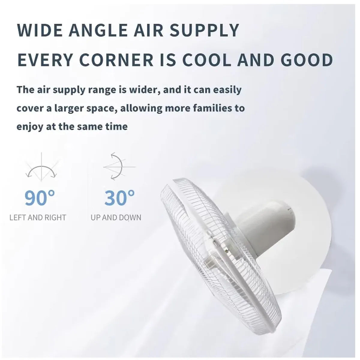 ONE PIXEL - Ventilador De Pie Con Control Remoto Oscila 90° ONE PIXEL