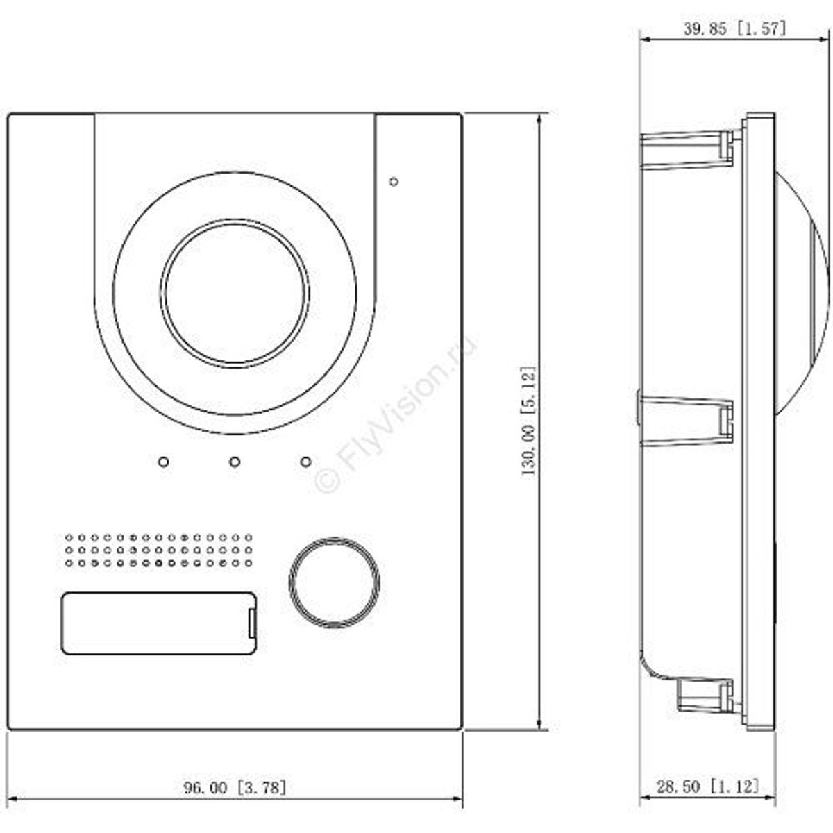 GENERICO - VIDEO PORTERO IP CÁMARA DE 2MP 2MM INTERCOM CON APP AUDIO